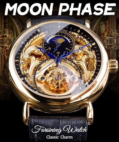 Men's Forsining Luxury Watch: Forsining Automatic – Close-up Detail