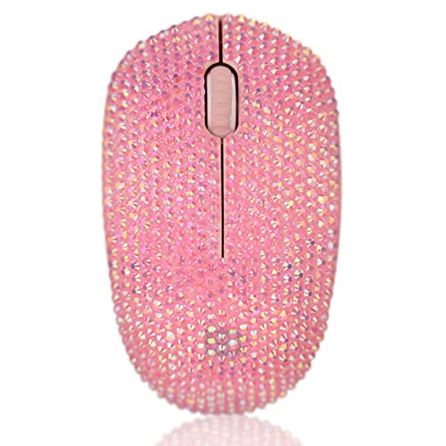 Mouse Bling: Bling Dazzling 2.4GHz Wireless Silent Mouse – Front View