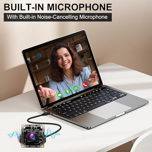 QILOVE Fisheye: QILOVE USB Camera 1080P Full HD Wide Angle – Close-up Detail