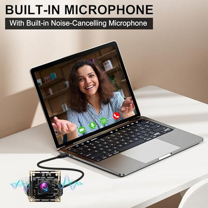 QILOVE Fisheye: QILOVE USB Camera 1080P Full HD Wide Angle – Close-up Detail