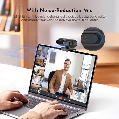 TOALLIN 4K Webcam: TOALLIN SC90 12MP 1080p 60fps PDAF – Packaging