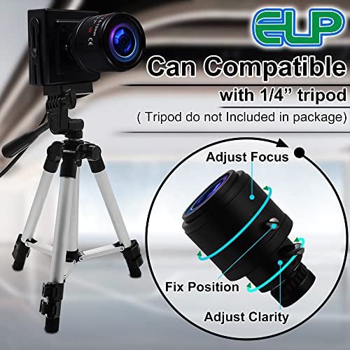 Varifocal Lens: IEights USB Camera Full HD 2448P 8MP High – Side View