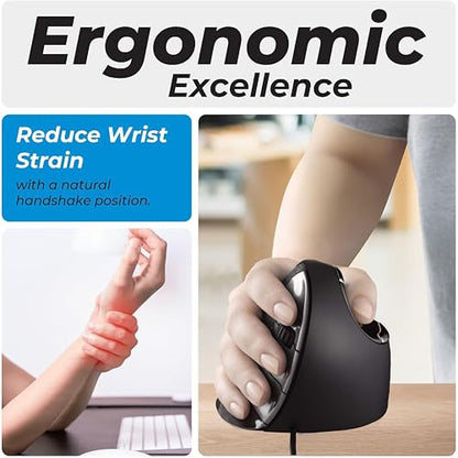 Mouse Vertical: Evoluent VMDL Vertical Mouse 4 Right-Hand – Side View
