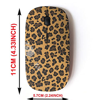Wireless Mouse: 2.4G Cute Pattern Design – Side View