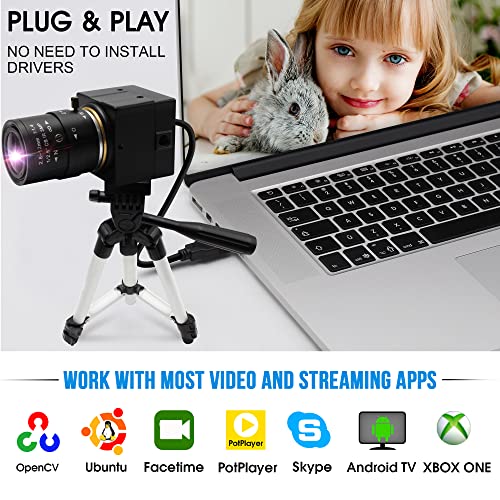 Camera Webcam: IFWATER 4K USB Camera 2.8-12mm 4X Varifocal – Packaging