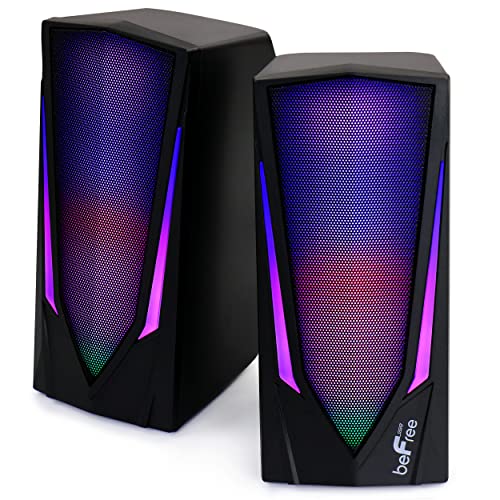 Befree Sound 2.0 Computer Gaming Speakers – Side View
