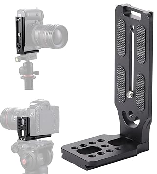 Aitteel SLR Camera L Bracket Vertical Switch Horizontal Tripod Quick Release Board Compatible with Canon Nikon DJI Osmo Ronin Zhiyun stabilizer Tripod monopod