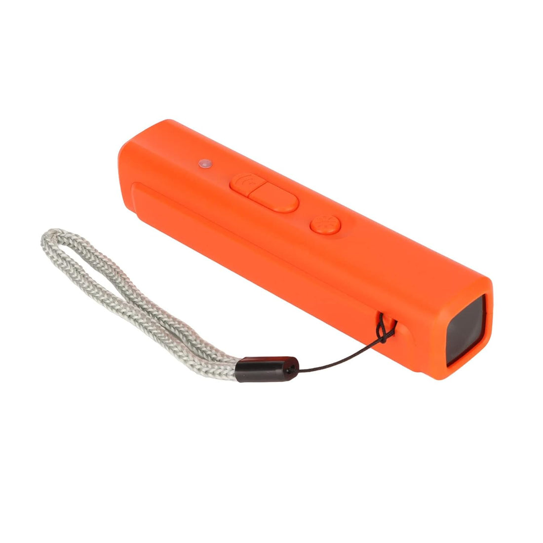 Hztyyier Dog Bark Deterrent Devices, Portable Safe Ultrasonic Dog Barking Control Devices Handheld 365NM Violet Light Beads with UV Violet Light Lanyard for Outdoor (Orange)
