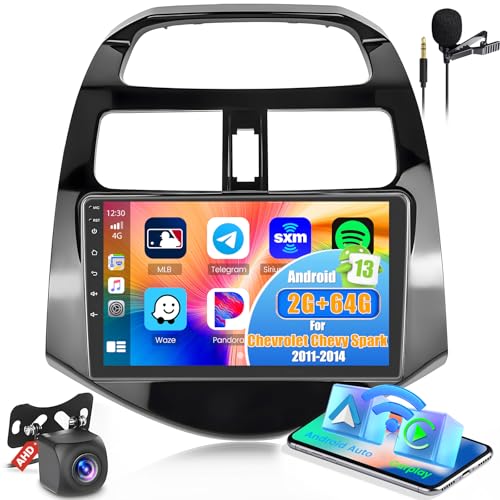 Upgrade Android Car Radio for Chevrolet Chevy Spark – Front View