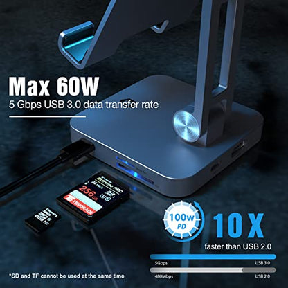 iPad OTAITEK 8-in-1 USB-C Hub – Close-up Detail