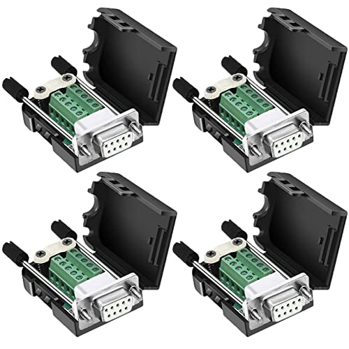 DB9 Female: DaFuRui DB9 Breakout Connector – Front View