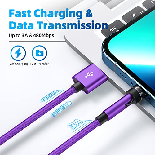 Cable Magnetic: 540 Rotation Magnetic Charging Cable 3-in-1 – Close-up Detail