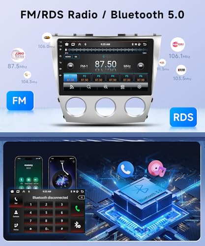 2+64G Car Stereo for Toyota Camry 2006-2011 (Manual A/C) – In Use