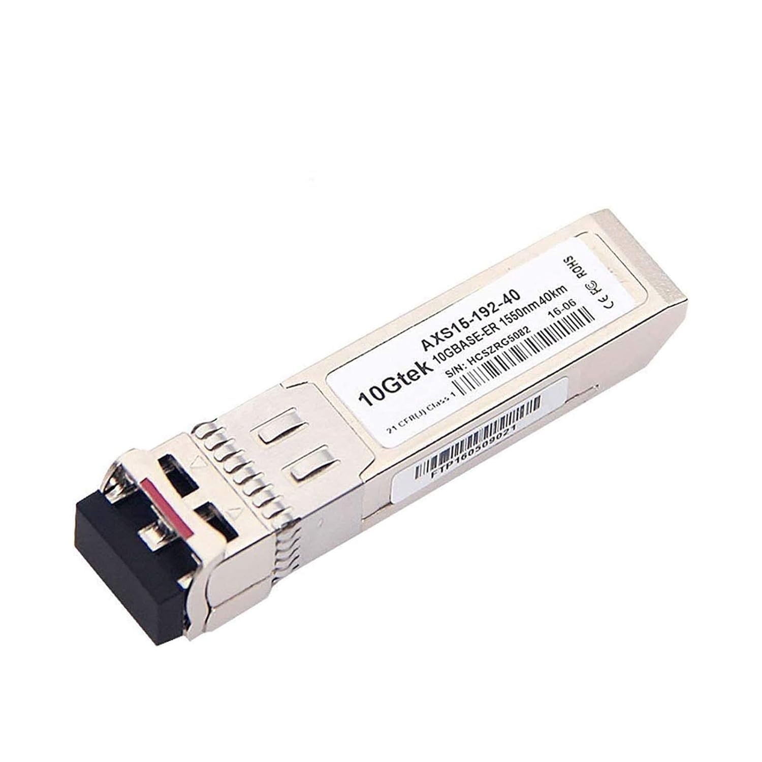 10Gtek for Intel 10GBase-ER, 10Gb/s SFP+ Transceiver Module, SMF, 1550nm, 40km