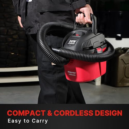 Vacuum Shop: Wet Dry Cordless Vacuum Cleaner 8.0 Peak Kpa – Packaging
