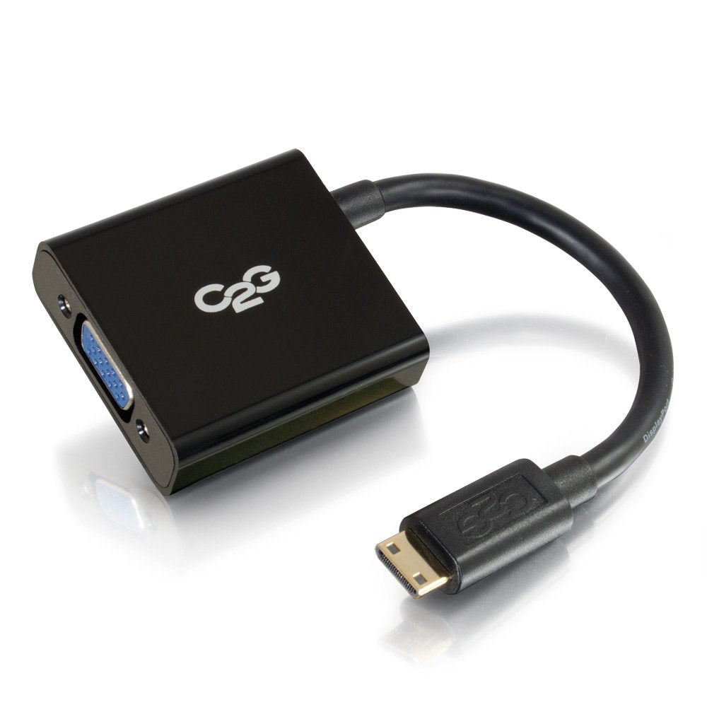 C2G/Cables To Go 41350 HDMI to VGA Adapter Converter Dongle - Male to Female Black