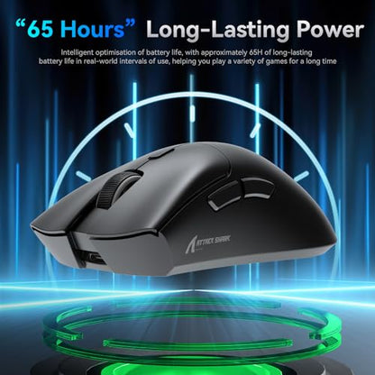 Mouse Gaming: R1 Wireless Gaming Mouse 59g Lightweight – Feature Highlight