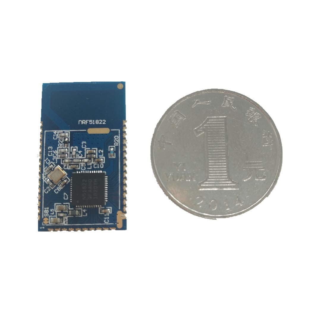 Nordic 51822 Bluetooth Low Energy Module BLE4.0 Version 16.5 x 28.8 mm with PCB Antenna nRF51822-02 x 5 Pack