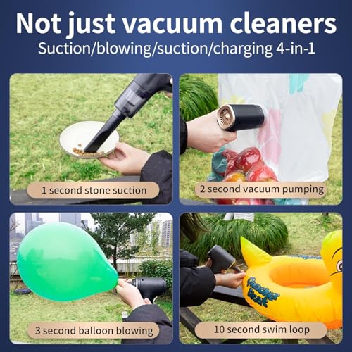 Vacuum Car: Nosader Handheld Car Vacuum 12000PA High Power – In Use