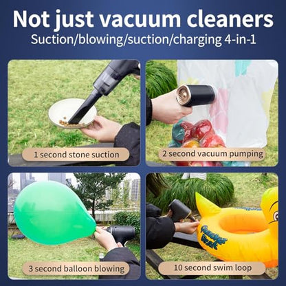 Vacuum Car: Nosader Handheld Car Vacuum 12000PA High Power – In Use