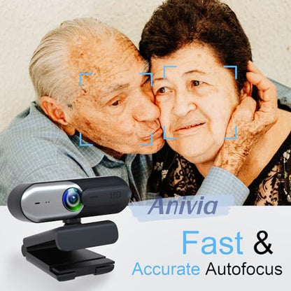1080p Webcam: Premium High-End PC Webcam with Privacy Slide – Packaging