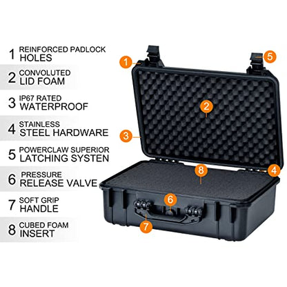 MEIJIA All Weather Portable IP67 Waterproof Protective Case – In Use