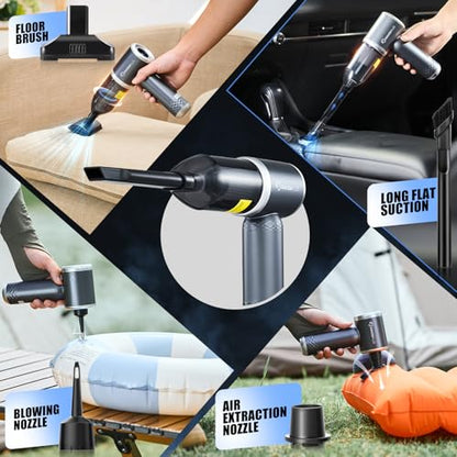 Vacuum Cleaner: SakerPlus Mini 3-in-1 Cordless Handheld – In Use