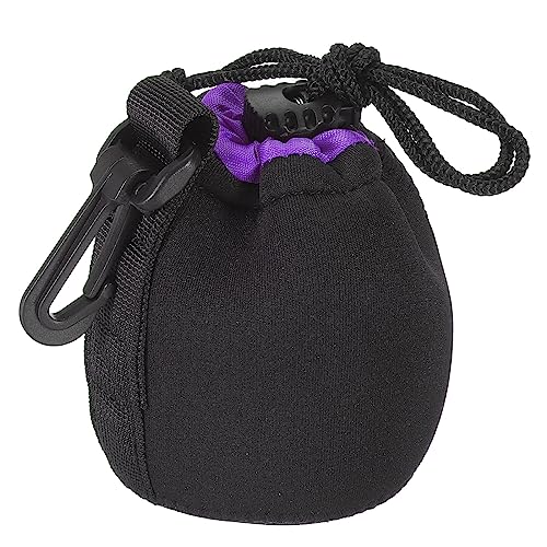 PATIKIL Camera Lens Bag: 2.8" IDx3.9 H Drawstring Lens – Front View