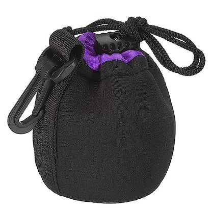 PATIKIL Camera Lens Bag: 2.8" IDx3.9 H Drawstring Lens – Front View