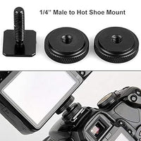 Homeet 26PCS Camera Screws Mount Set 1/4 Inch and 3/8 Inch Threaded Converter Screws Adapter Flash Shoe Mount for DSLR Camera/Tripod/Monopod/Ballhead/Flash Light/Quick Release Plate