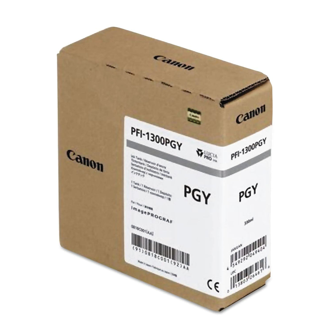 Canon 0818C001AA (PFI-1300) Ink (Photo Gray) in Retail Packaging