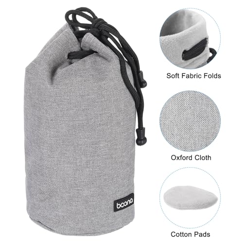 PATIKIL Soft Drawstring Lens Case – Close-up Detail