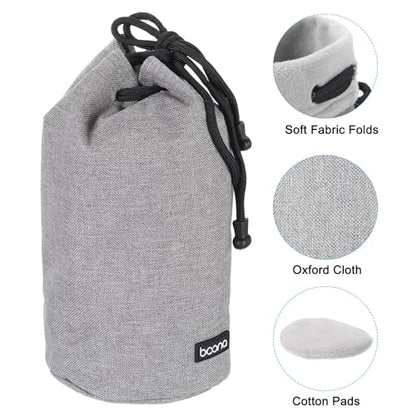 PATIKIL Soft Drawstring Lens Case – Close-up Detail