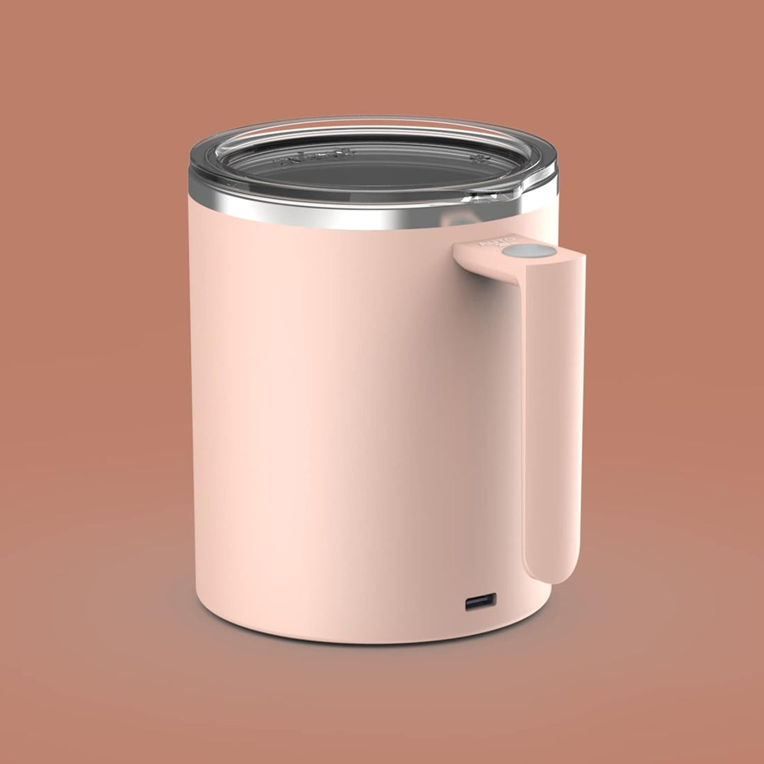 FOXNSK Self Stirring Mug, Self Stirring Coffee Mug Magnetic Stirring Mug Electric Magnetic Stirring Coffee Mug Rechargeable Self Stirring Mug Suitable for Coffee/Milk/Protein Powder (Pink)