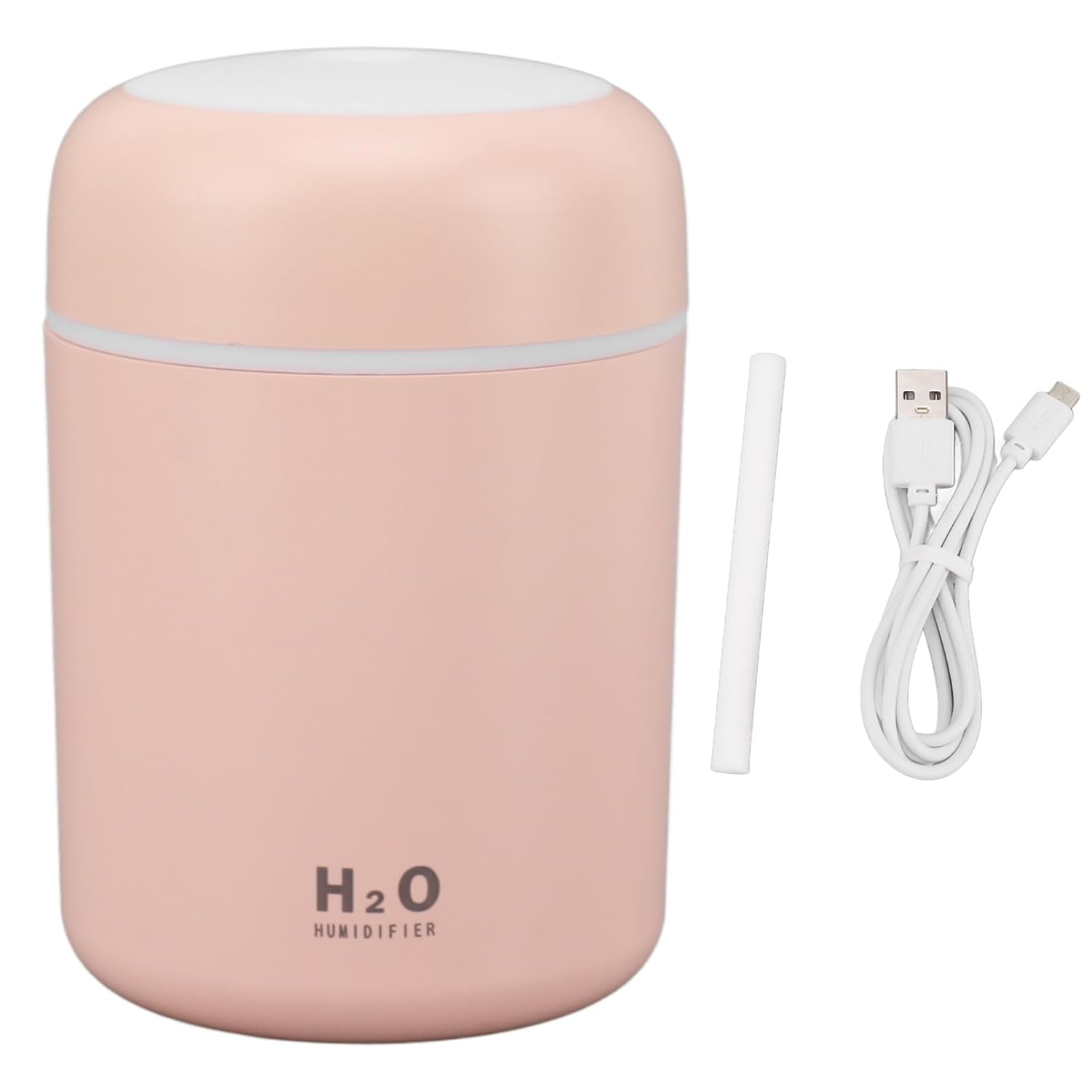 Colorful Cool Mini Humidifier,USB Portable Car Air Humidifier with Colorful Lighting Air Freshener Mute Aroma Diffuser Desktop Humidifier for Home Office Bedroom Car(Pink)