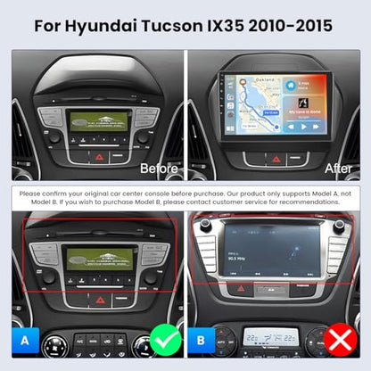Android Car Stereo for Hyundai Tucson IX35 2010-2015 Radio – Side View