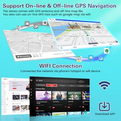 FulukuA: 2+64G for Hyundai Sonata 2004-2008 Android 13 Car – In Use