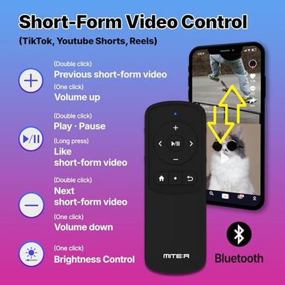 Bluetooth Remote Control: Page Turner Clicker for Boox – In Use