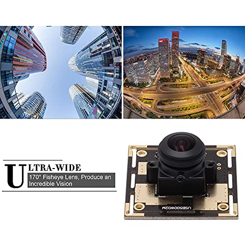 SVPRO 170: 5 Megapixel Fisheye Lens USB Webcam Camera Module – Close-up Detail