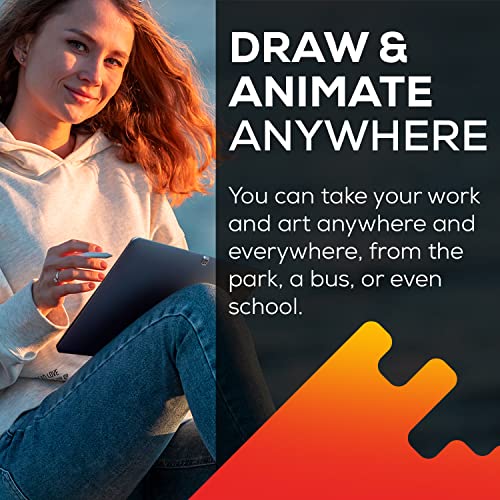 PicassoTab X: Premium Digital Graphic Drawing Tablet – Side View