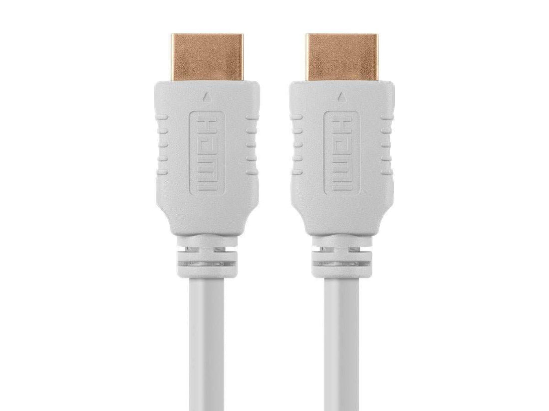 Monoprice 104029 Select Series High Speed HDMI Cable, 4K @ 24Hz, 10.2Gbps, 28AWG, 10ft, White