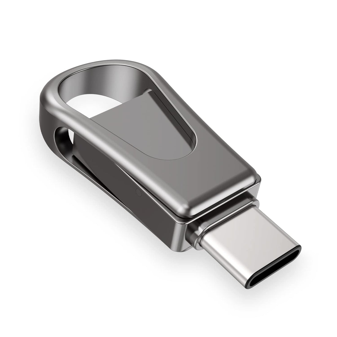 Flash Drive 32GB Dual USB C USB 3.0 OTG with Keychain Hole USB Flash Drive for Laptop PC PDA Smartphones Tablet Samsung Black