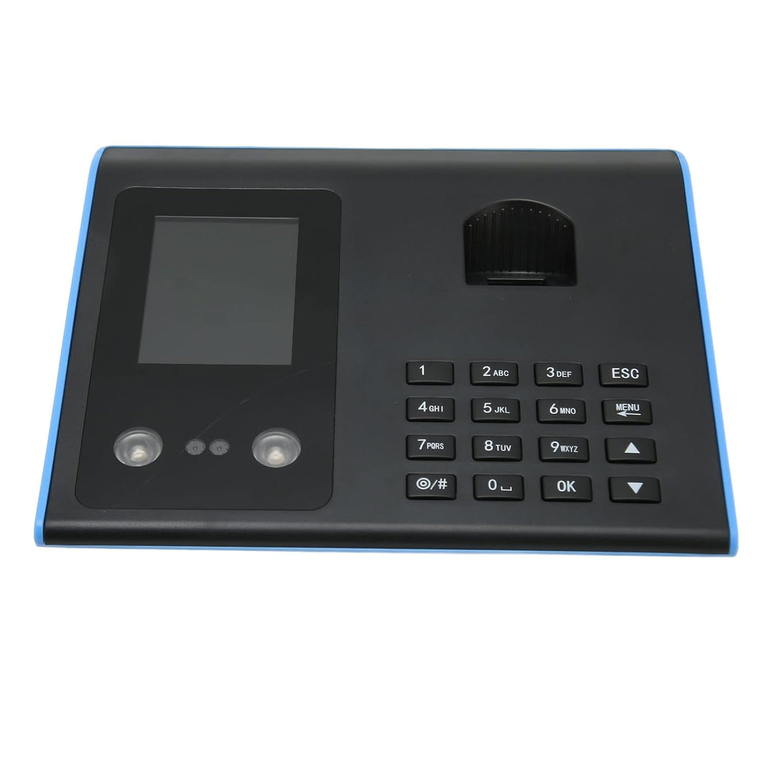 Biometric Employee Time Attandence Machine, 5V 1A Software Free Waterproof Face Fingerprint Time Attendance Machine for Schools(#2)