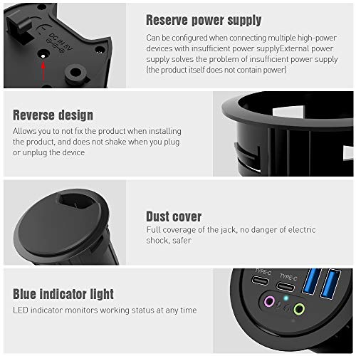 2type ineo: ineo Grommet Desk-Fit 2.3-2.4 inches Diameter – In Use