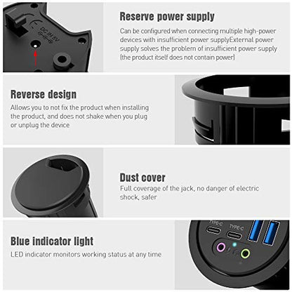 2type ineo: ineo Grommet Desk-Fit 2.3-2.4 inches Diameter – In Use