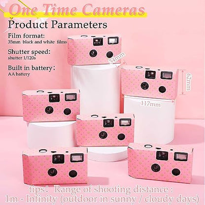 6 Pack Disposable Camera Bulk for Wedding – Side View