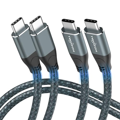 Twozoh Gen: Twozoh USB C to USB C 3.2 Gen 2 Cable – Front View