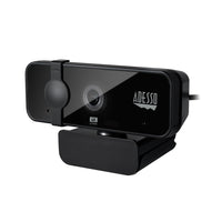 Adesso Cybertrack H6 4K Ultra HD USB Webcam with Built-in Dual Microphone & Privacy Shutter Cover, Black