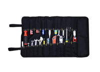 Roll Up Tool Pouch - Wrench Organizer Socket Tool Roll Up Pouch, Roll Up Tool Bag, Small Hand Tool Roll Pouch Organizer, Pocket Tool Roll Organizer for Motorcycle, Truck, Electrician (Blue)