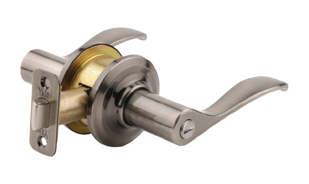 YH Collection Norwood Lever in Antique Nickel - Privacy